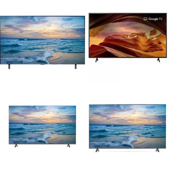 3 Pallets – 15 Pcs – LED/LCD TVs – Refurbished (GRADE A, GRADE B) – LG, VIZIO, Onn, TCL