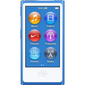5 Pcs – Apple iPod Nano 7th Generation 16GB Blue MKN02LL/A – Refurbished (GRADE B – Original Box)