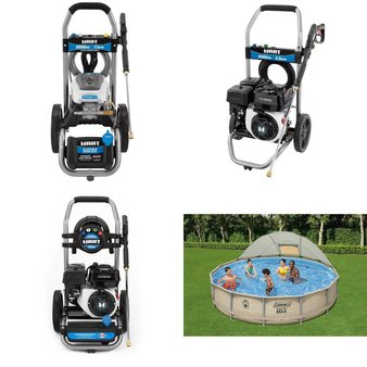 Pallet – 8 Pcs – Pressure Washers, Pools & Water Fun, Hardware – Customer Returns – Hart, Coleman, Swiss Madison