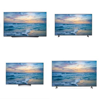 3 Pallets – 14 Pcs – LED/LCD TVs – Refurbished (GRADE A, GRADE B) – LG, VIZIO, Onn, TCL