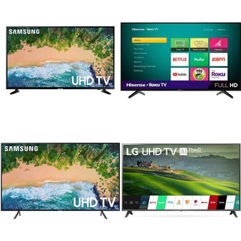5 Pcs – LED/LCD TVs – Refurbished (GRADE A) – Samsung, LG, HISENSE, Onn