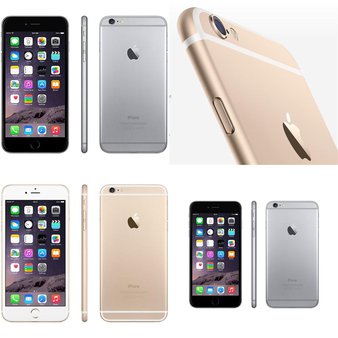 7 Pcs – Apple iPhone 6 Plus – Refurbished (GRADE A – Unlocked) – Models: MGCK2LL/A, 3A065LL/A, MGAW2LL/A, MGAL2LL/A