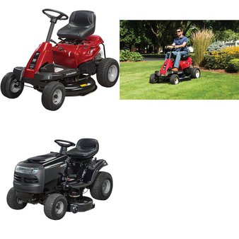 CLEARANCE! 3 Pcs – Riding Lawn Mowers – Tested Not Working – Murray