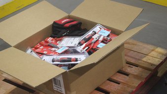 1 Parcel Box – 72 Pcs – Milwaukee Tools – Untested Customer Returns – Major Retailer