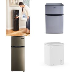 Pallet – 7 Pcs – Bar Refrigerators & Water Coolers, Refrigerators, Freezers – Customer Returns – Primo, Thomson, HISENSE, Galanz