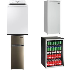 3 Pallets - 11 Pcs - Refrigerators, Laundry - Customer Returns - Thomson, Frigidaire