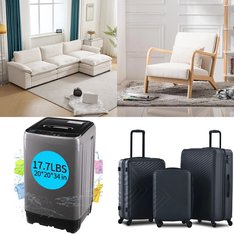 Pallet – 13 Pcs – Luggage, Living Room, Bedroom, Humidifiers / De-Humidifiers – Customer Returns – Travelhouse, FCH, UBesGoo, Zimtown