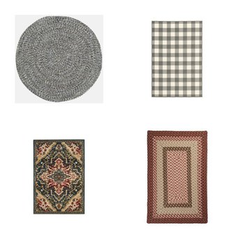 CLEARANCE! 3 Pallets – 414 Pcs – Rugs & Mats, Exercise & Fitness, Pet Toys & Pet Supplies, Decor – Mixed Conditions – Unmanifested Home, Window, and Rugs, Iconic, North Pole Trading Co, Safavieh