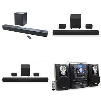 Pallet – 19 Pcs – Speakers, Accessories, Shelf Stereo System, Portable Speakers – Customer Returns – onn., VIZIO, Onn, innovative technology