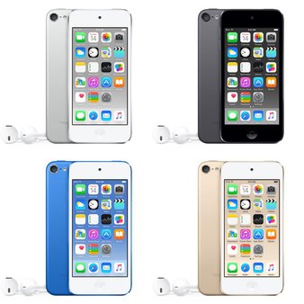 10 Pcs – Apple iPods – Refurbished (GRADE C) – Models: MKH22LL/A, MKH42LL/A, ME949LL/A, MKHL2LL/A