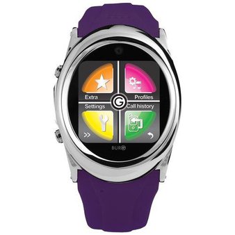16 Pcs – BURG 12 London WP12109 4GB Smartwatch, Purple – Refurbished (GRADE A – No Power Adapter)