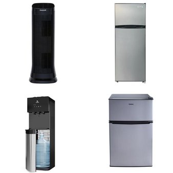 Pallet – 7 Pcs – Bar Refrigerators & Water Coolers, Refrigerators, Accessories – Customer Returns – Primo Water, Galanz, Avalon, Frigidaire