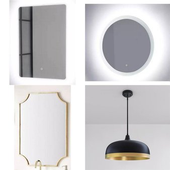 Pallet – 21 Pcs – Hardware, Unsorted, Lighting & Light Fixtures, Decor – Open Box Like New – Signature Hardware, Miseno