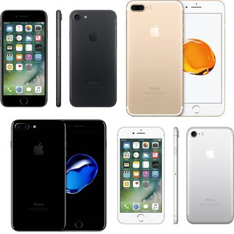 6 Pcs – Apple iPhone 7 – Refurbished (GRADE B – Unlocked) – Models: MN9D2LL/A, 3C207LL/A, MN9U2LL/A, MN8N2LL/A – TF