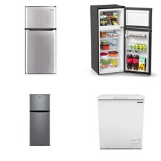 Pallet - 6 Pcs - Refrigerators, Freezers - Overstock - Galanz