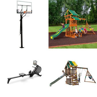 CLEARANCE! 1 Pallet – 19 Pcs – Outdoor Sports, Outdoor Play, Exercise & Fitness, Powered – Customer Returns – NBA, Hover-1, Noble House, ECHELON