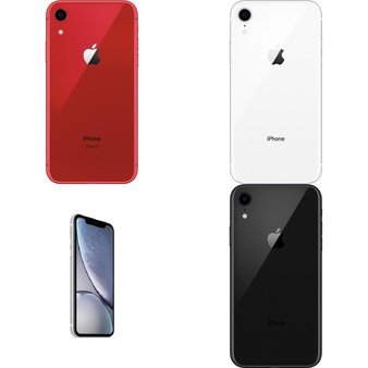 5 Pcs – Apple iPhone XR – Refurbished (GRADE A – Unlocked) – Models: MT022LL/A, MT0D2LL/A, MT012LL/A, MRYY2LL/A