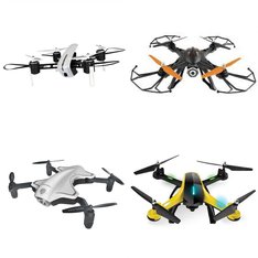 Pallet – 59 Pcs – Drones & Quadcopters Vehicles – Damaged / Missing Parts / Tested NOT WORKING – Protocol, Vivitar