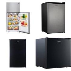 Pallet - 6 Pcs - Refrigerators, Bar Refrigerators & Water Coolers - Customer Returns - Galanz, LG Electronics