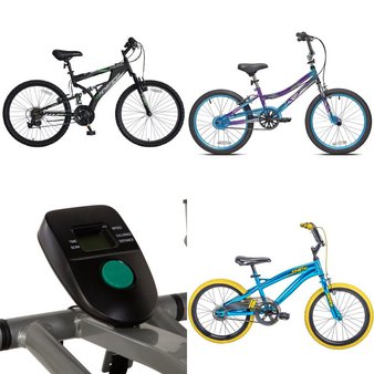 Pallet – 9 Pcs – Cycling & Bicycles, Exercise & Fitness – Customer Returns – Huffy, Exerpeutic, MGA Entertainment, CAP Barbell