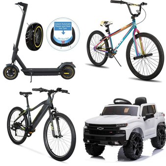 CLEARANCE! Pallet – 9 Pcs – Powered, Cycling & Bicycles, Patio, Luggage – Customer Returns – SEGMART, Hiland, AOVOPRO, Hyper Bicycles