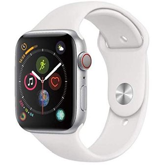 10 Pcs – Apple Watch Gen 4 Series 4 Cell 40mm Silver Aluminum – White Sport Band MTUD2LL/A – Refurbished (GRADE A)