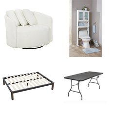 Pallet – 6 Pcs – Office, Living Room, Bathroom, Bedroom – Overstock – Cosco, Beautiful By Drew Barrymore