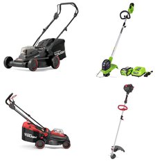 Pallet - 14 Pcs - Trimmers & Edgers, Other, Mowers - Customer Returns - Hyper Tough, Ozark Trail, Green works