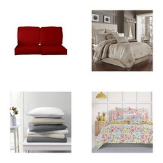 6 Pallets - 828 Pcs - Curtains & Window Coverings, Bedding Sets, Decor, Sheets, Pillowcases & Bed Skirts - Like New or New Customer Returns - JC Penney