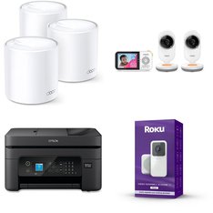 5 Pallets - 118 Pcs - Baby Monitors, Vacuums, All-In-One, Networking - Untested Customer Returns CL