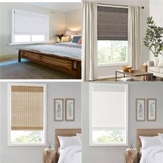 Flash Sale! Pallet – 57 Pcs – Decor, Curtains & Window Coverings, Kitchen & Dining – Mixed Conditions – Private Label Home Goods, Home Basics, Madison Park, Us Shade & Shutter