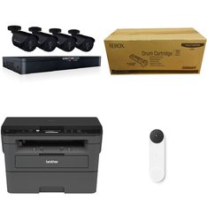 Pallet - 23 Pcs - All-In-One, Security & Surveillance, Ink, Toner, Accessories & Supplies - Open Box Customer Returns - Canon, HP, VTECH, EPSON