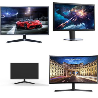 81 Pcs – Computer Monitors – Customer Returns – Onn, DELL, Samsung, HP