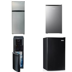 Pallet - 4 Pcs - Bar Refrigerators & Water Coolers, Refrigerators - Customer Returns - Primo Water, HISENSE, Igloo, Frigidaire