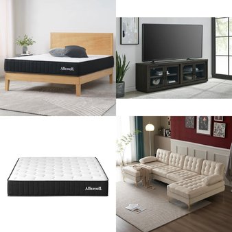 Pallet – 7 Pcs – Mattresses, TV Stands, Wall Mounts & Entertainment Centers, Living Room, Covers, Mattress Pads & Toppers – Overstock – Allswell, Better Homes & Gardens