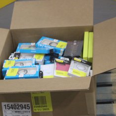 1 Parcel Box - 87 Pcs - Cases, Apple Watch, DVD Discs, FlashDrives/SD/Storage Media - NEW/SEALED Products - Walmart