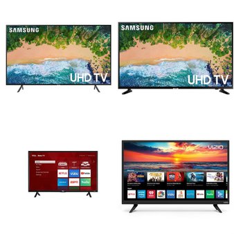 6 Pcs – LED/LCD TVs (42″ – 43″) – Refurbished (GRADE C, No Stand) – Samsung, TCL, VIZIO, Onn
