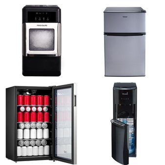 Pallet – 9 Pcs – Refrigerators, Bar Refrigerators & Water Coolers, Ice Makers – Customer Returns – Arctic King, Frigidaire, Primo Water, Galanz