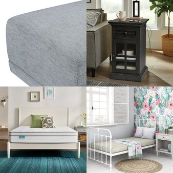 CLEARANCE! Pallet – 5 Pcs – Mattresses, Living Room – Overstock – Linenspa, Beautiful
