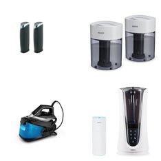 Pallet - 21 Pcs - Humidifiers / De-Humidifiers, Laundry - Customer Returns - HoMedics, Germ Guardian, Rowenta