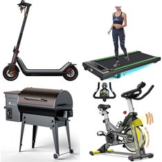 Pallet – 7 Pcs – Exercise & Fitness, Vehicles, Trains & RC, Grills & Outdoor Cooking, Cycling & Bicycles – Customer Returns – ADNOOM, Funcid, KingChii, Naipo