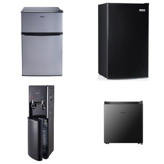 Pallet – 7 Pcs – Freezers, Bar Refrigerators & Water Coolers, Refrigerators – Customer Returns – HISENSE, Primo, Igloo, Galanz