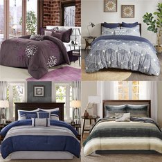 Flash Sale! Pallet – 29 Pcs – Bedding, Comforters & Duvets – Like New – Chic Home, Madison Park, Private Label Home Goods, Better Trends