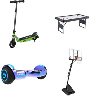 Pallet – 13 Pcs – Powered, Outdoor Play, Game Room, Pretend & Dress-Up – Customer Returns – Razor Power Core, Razor, GOTRAX, Jetson