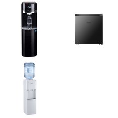 Pallet - 9 Pcs - Freezers, Bar Refrigerators & Water Coolers - Customer Returns - HISENSE, Primo Water, Great Value