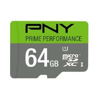 10 Pcs – PNY Technologies P-SDUX64U160GW-GE 64GB Prime Performance microSD Card – Brand New