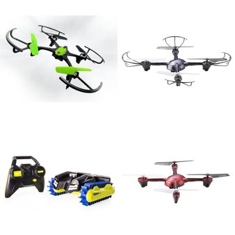 Pallet – 86 Pcs – Drones, RC Vehicles & Powered Toys – Customer Returns – Air Hogs, AULDEY, Sky Viper, Ignite