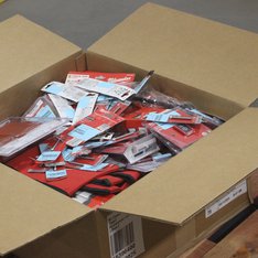 1 Parcel Box - 70 Pcs - Milwaukee Tools - Untested Customer Returns - Major Retailer