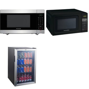 11 Pcs – Small Appliances – Open Box Like New, New, New Damaged Box, Like New – Retail Ready – Frigidaire, WHIRLPOOL, Proctor Silex