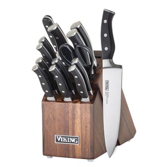 20 Pcs – Viking 980216584 15-Piece Knife Set With Wood Block – New – Retail Ready